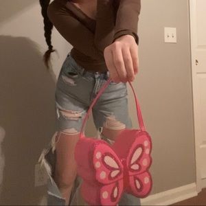 Y2K butterfly bag